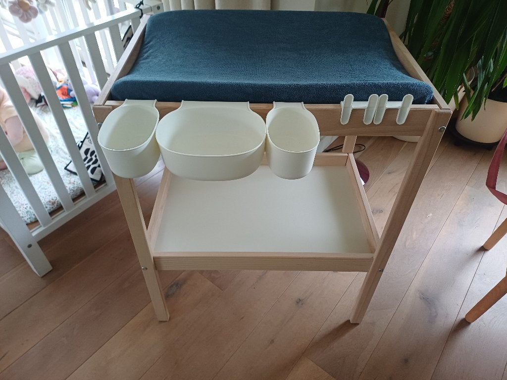 IKEA SNIGLAR aankleedtafel inclusief accessoires, Kinderen en Baby's, Kinderkamer | Commodes en Kasten, Minder dan 75 cm, 50 tot 70 cm