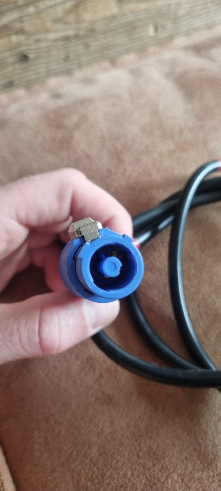 Powercon Kabel SAC3FCA - 20A/250V, Ophalen of Verzenden, Gebruikt, Apparatuur