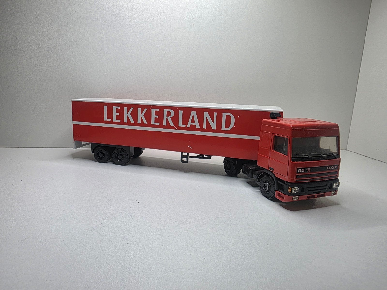 daf 95 lekkerland, Hobby en Vrije tijd, Ophalen of Verzenden, Zo goed als nieuw, Bus of Vrachtwagen, Lion Toys