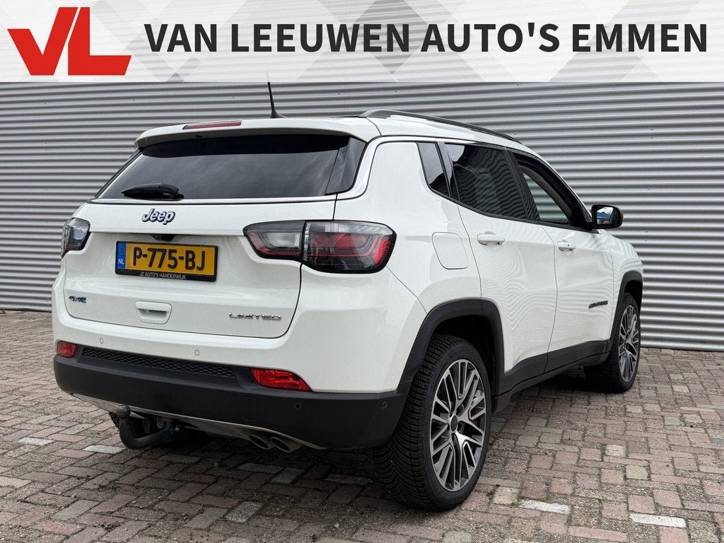 Jeep Compass 4xe 190 Plug-in Hybrid Electric Limited Lease E, Auto's, Jeep, Automaat, Euro 6, 4 cilinders, Wit