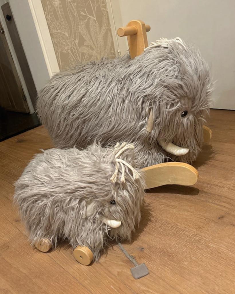 Kids Concept Rocking Horse Mammoth Neo - Zo goed als nieuw!, Ophalen of Verzenden, Zo goed als nieuw, Jongen of Meisje