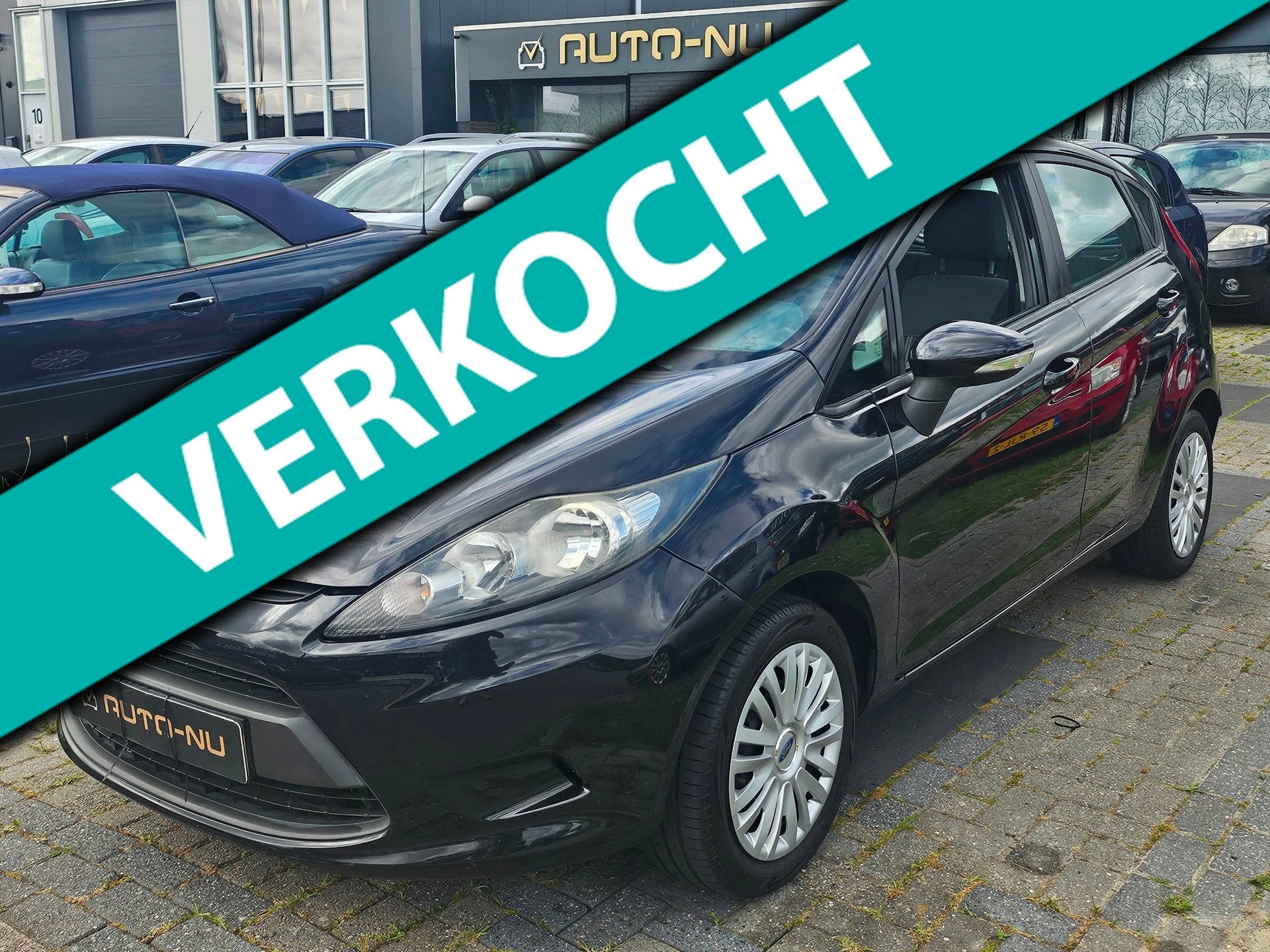 Ford Fiesta 1.25 Trend 5-deurs Airco APK juli 2027! Zwart El, Voorwielaandrijving, Metallic lak, Stof, 82 pk
