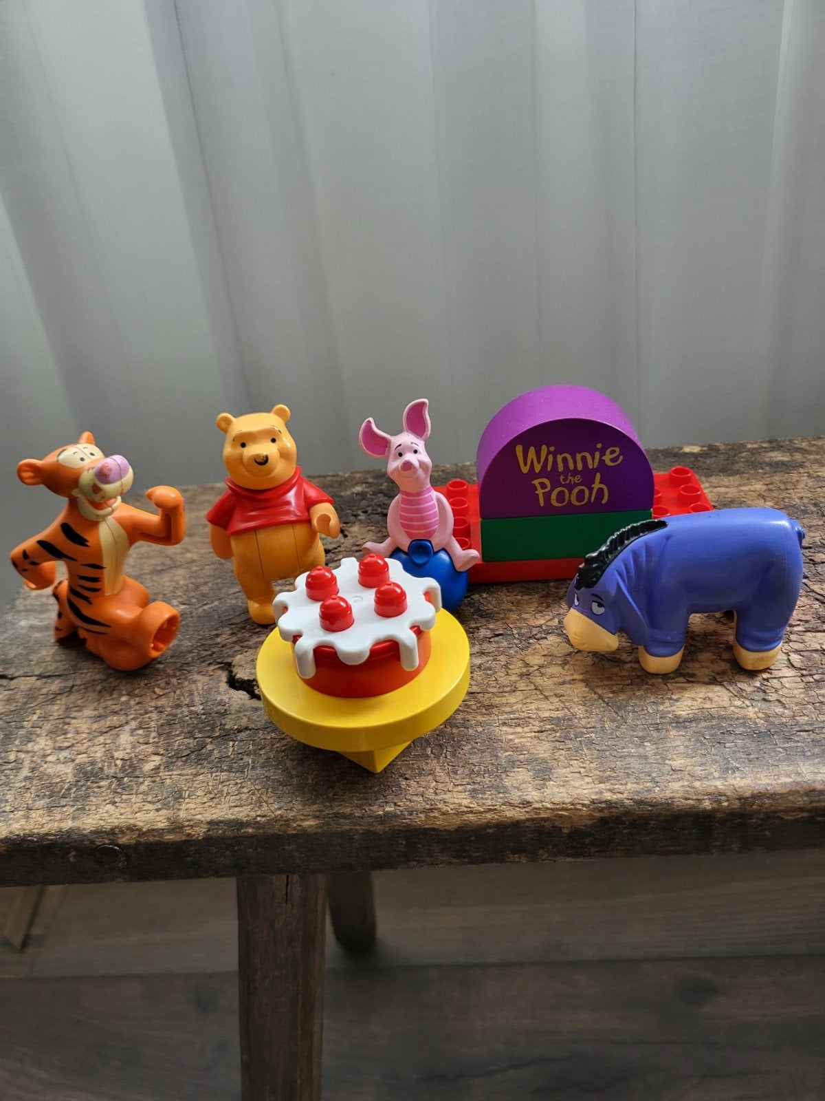 lego duplo winnie  the pooh set, Ophalen of Verzenden, Winnie de Poeh of vrienden, Zo goed als nieuw, Beeldje of Figuurtje