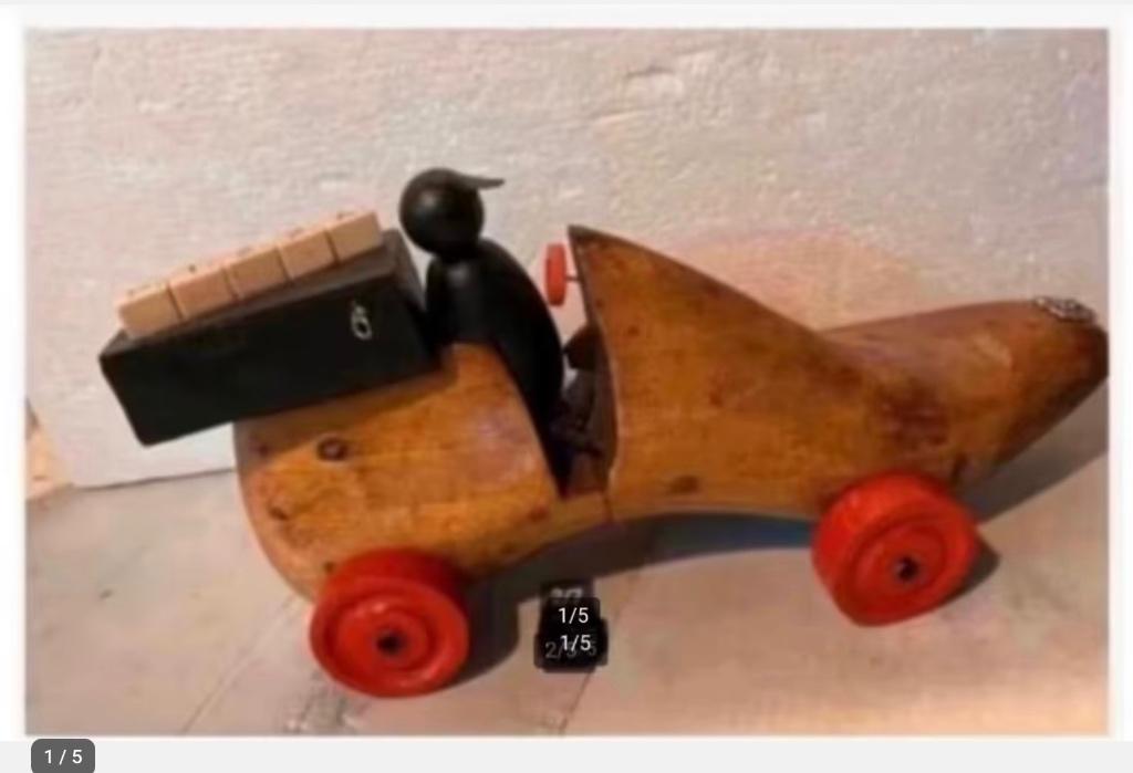 Leuk als Kado: Brocante leest verwerkt tot Pizza bezorger, Antiek en Kunst, Curiosa en Brocante, Ophalen of Verzenden