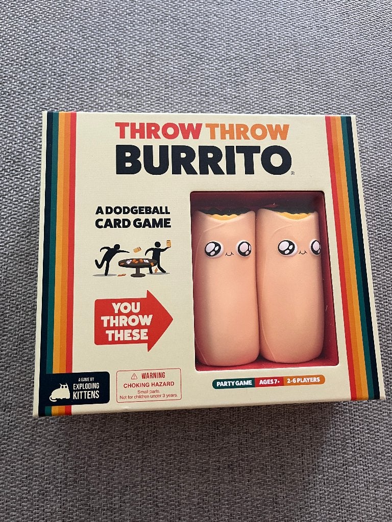 Spel Throw Throw Burrito, Een of twee spelers, Ophalen of Verzenden, Zo goed als nieuw