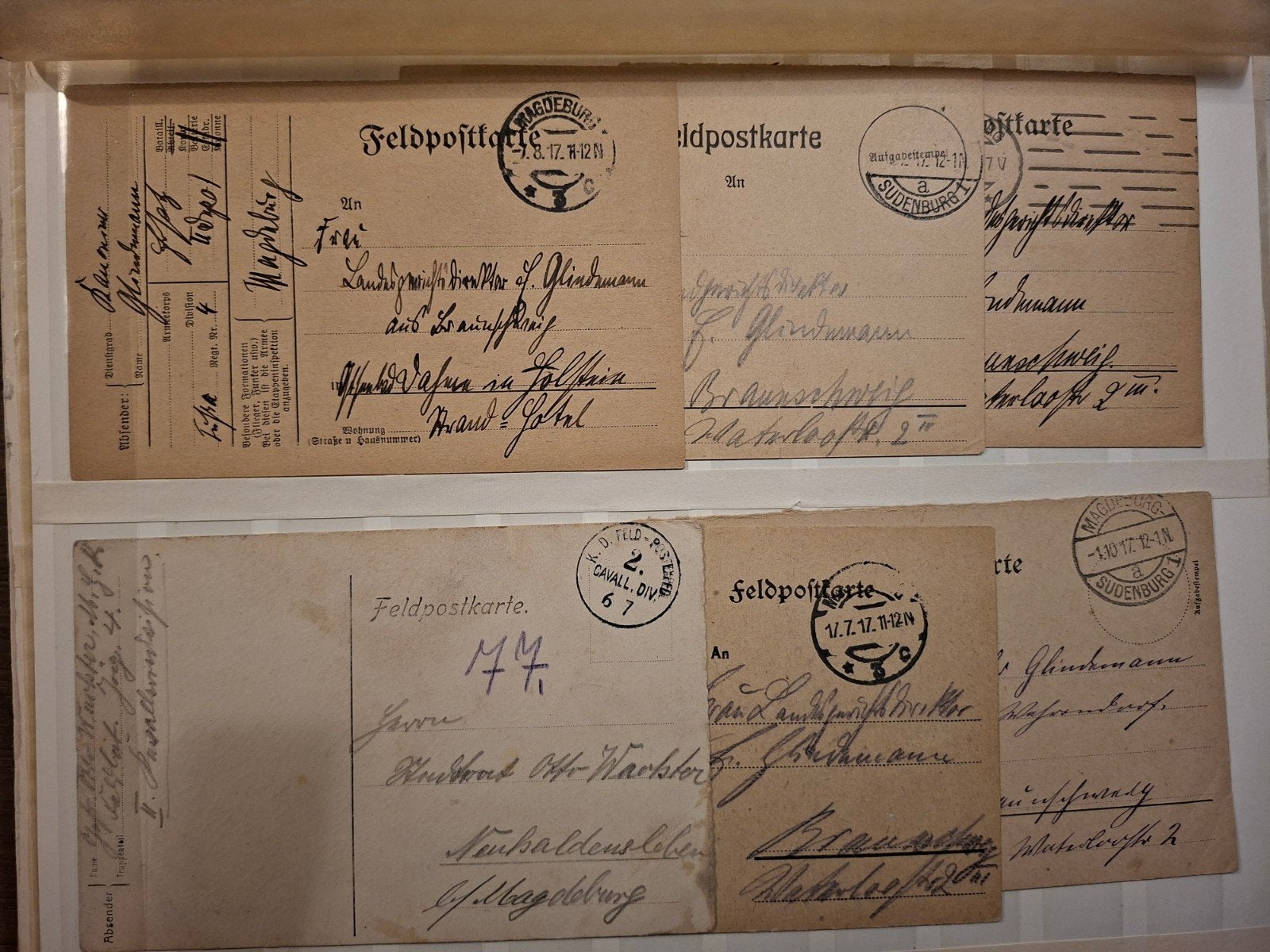 Verzameling feldpost.  Brieven/kaarten. wo 1, Ophalen of Verzenden, Nederland