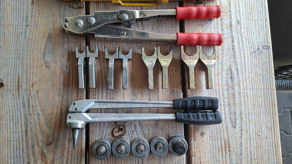 2x Tece tc FLEX hand optromptang en schuiftang perstangen., ., Ophalen of Verzenden, Zo goed als nieuw, .