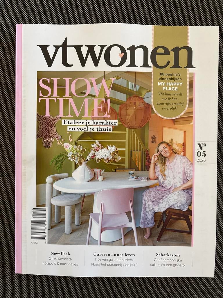 vtwonen Magazine No. 05 2026 - Show Time!, Boeken, Tijdschriften en Kranten, Ophalen of Verzenden, Nieuw, Overige typen