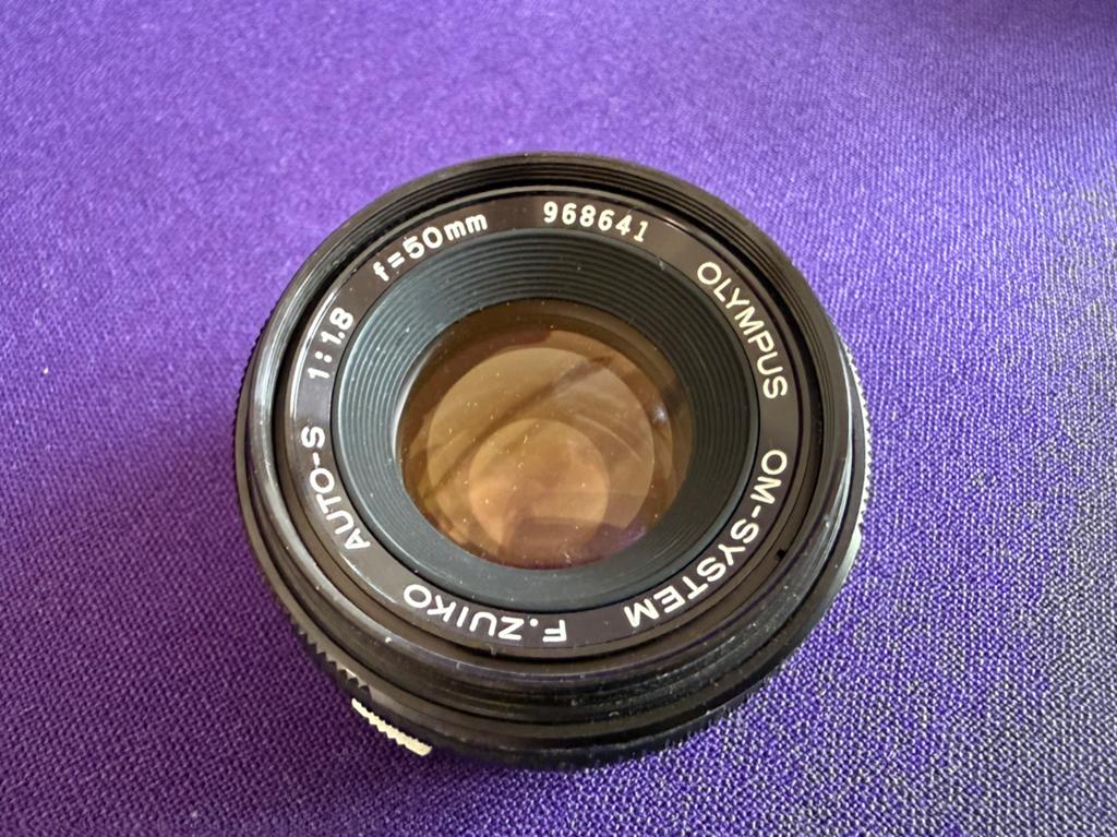 Olympus om zuko 50mm f1.8, Ophalen of Verzenden, Spiegelreflex, Olympus