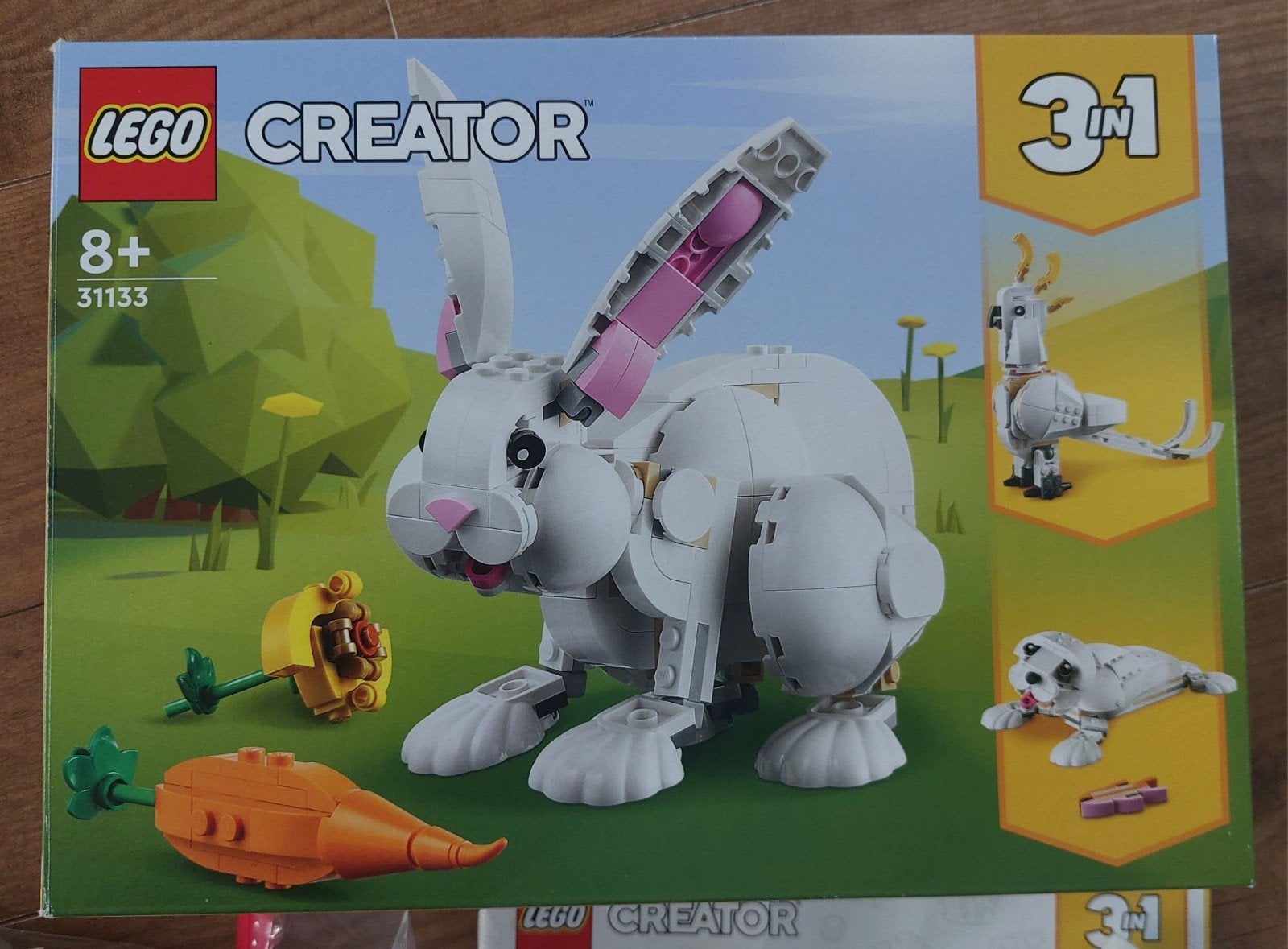 Lego Creator 31133 3-in-1 Konijn, Kaketoe, Zeehond, Compleet, Lego, Ophalen of Verzenden, Zo goed als nieuw