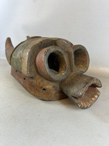 261024  Rare 2 Afrikaans Bobo Fing Fetisch sculpture., Ophalen of Verzenden