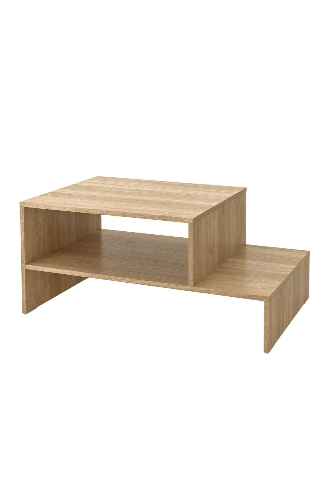 Set van 2 kastjes en 1 salontafel met eikenpatroon, Ophalen, Gebruikt, 50 tot 100 cm, Rechthoekig