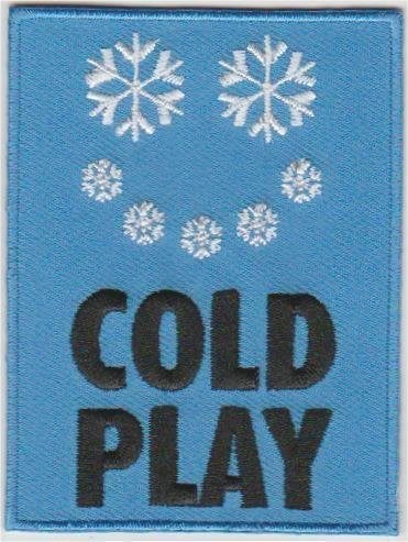 Coldplay patch embleem, Verzenden, Nieuw, Kleding