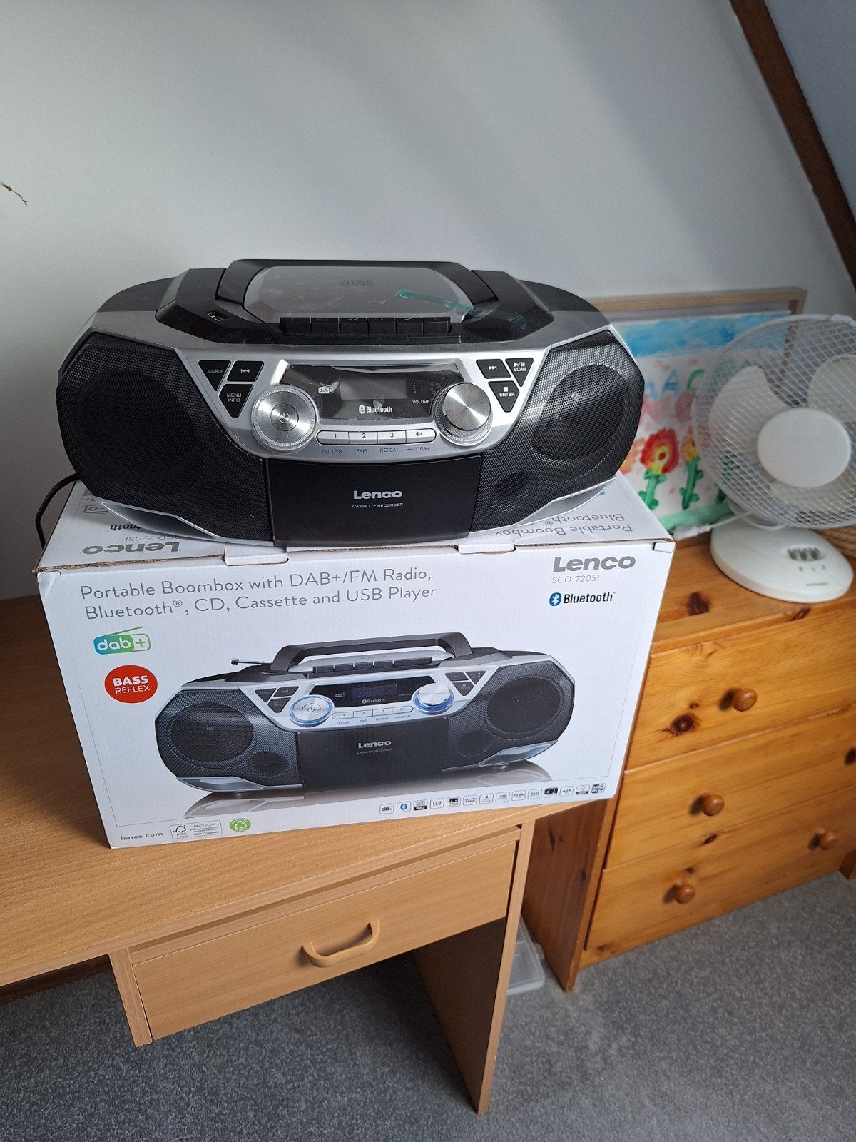 Radio, Casette, CD speler, Ophalen, Zo goed als nieuw