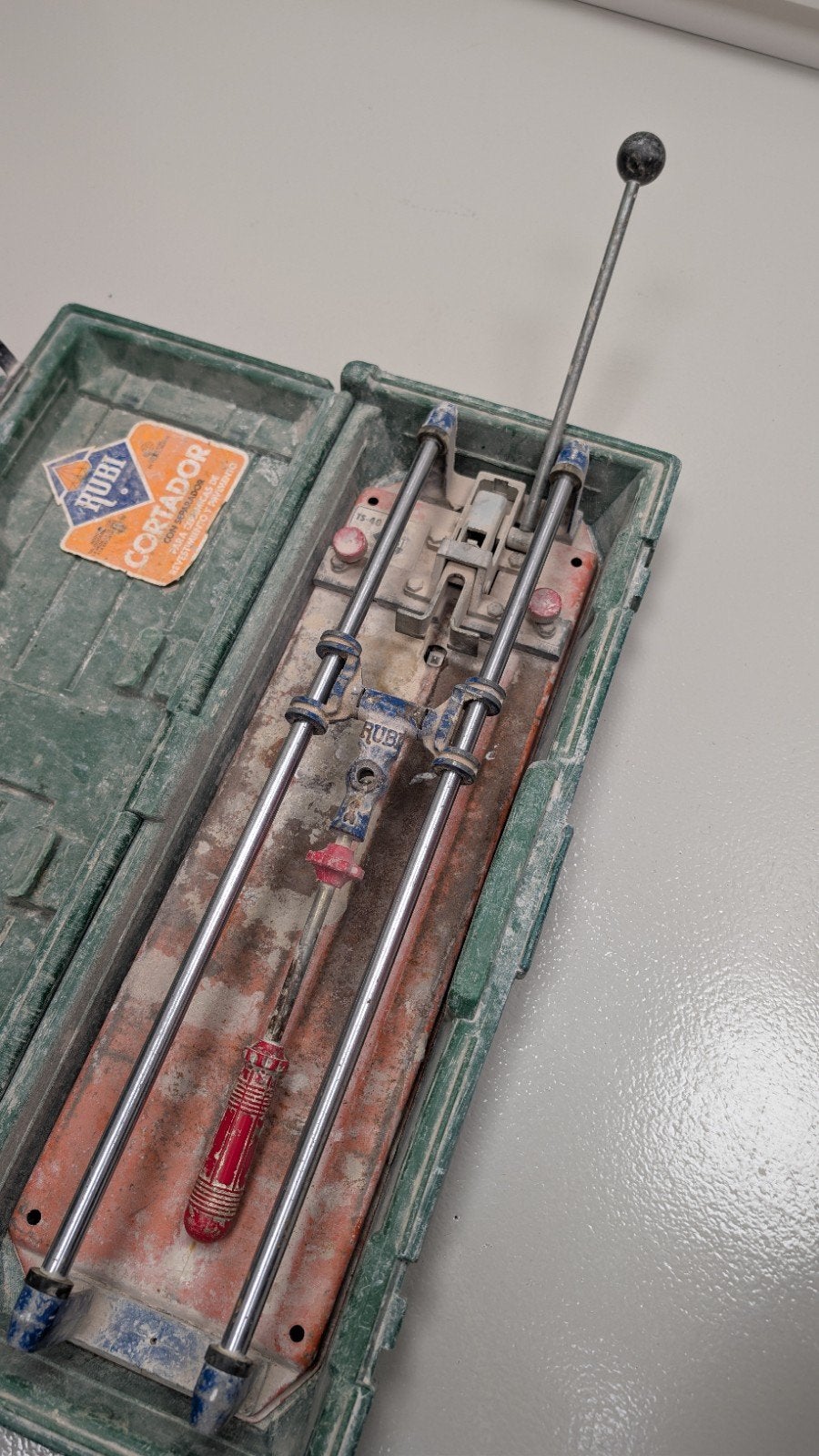 Rubi TS-40 tegelsnijder, Ophalen of Verzenden, Gebruikt, Snijgereedschap, Rubi