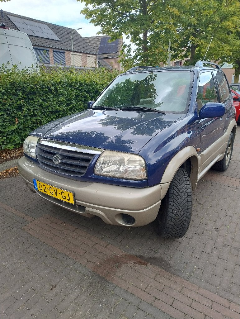 Suzuki Grand Vitara 2.0 3D 2001 Blauw, Auto's, Suzuki, Voorwielaandrijving, 1995 cc, 4 cilinders, Handgeschakeld