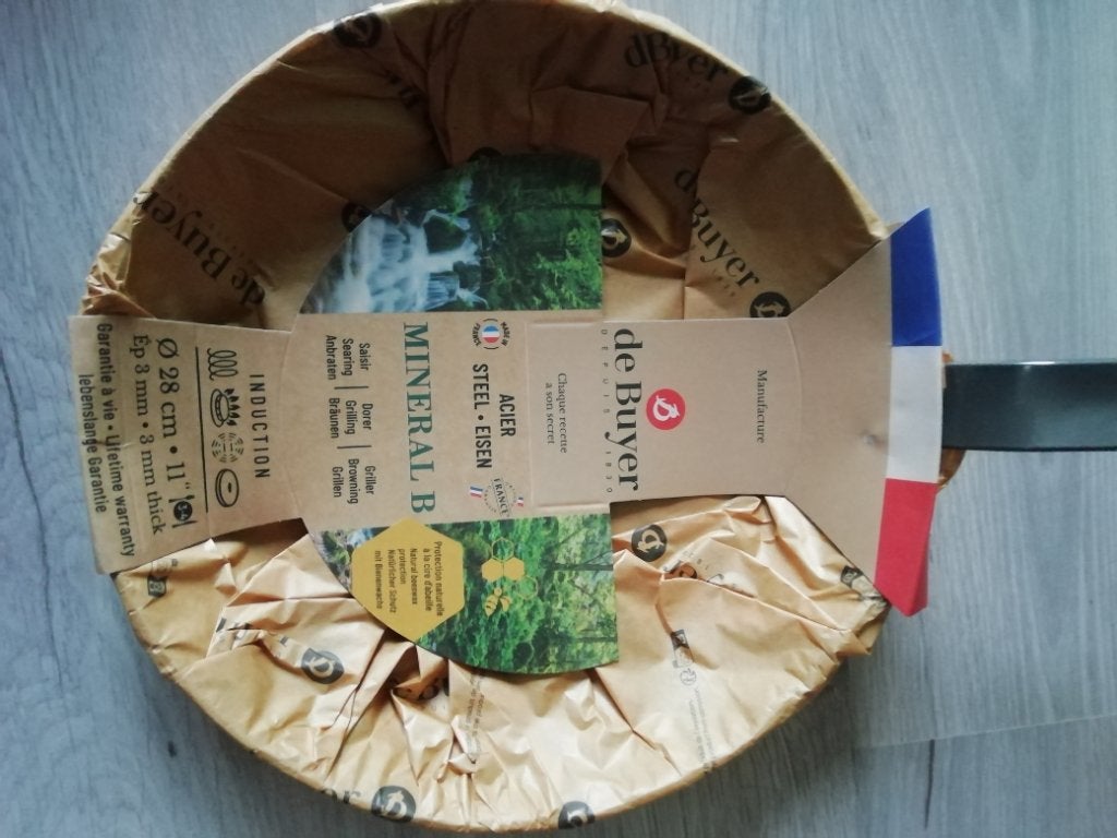 De Buyer Mineral B Koekenpan 28cm (Nieuw), De Buyer, Nieuw, Ophalen of Verzenden, Geschikt voor inductie