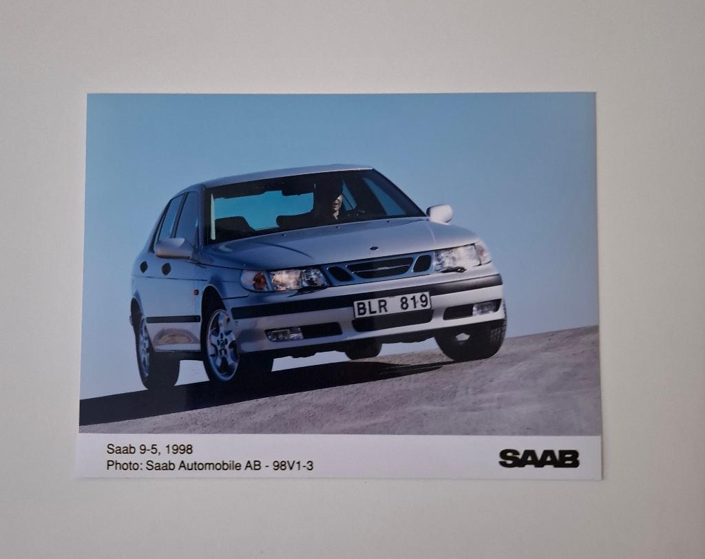 Saab 9-5 - 1998 - PERSFOTO -, Ophalen of Verzenden, Nieuw, Overige merken