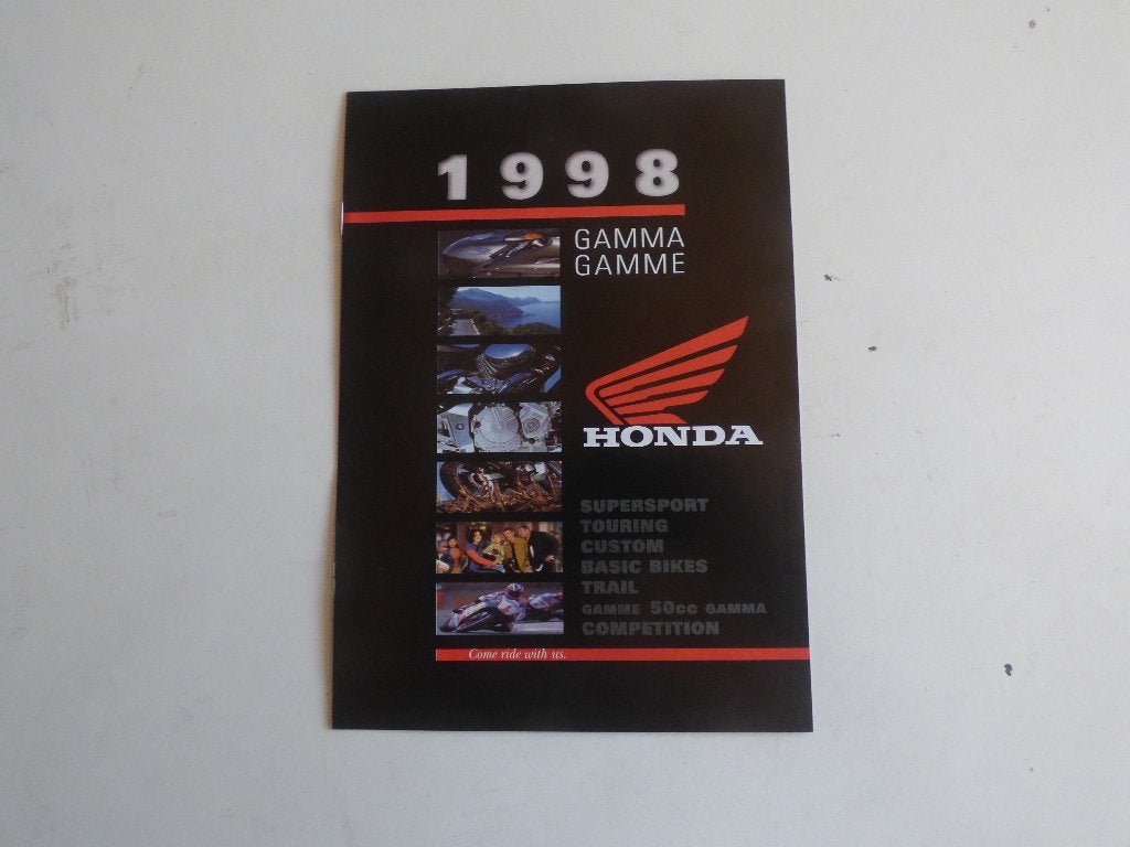 HONDA FOLDER MODELLEN JAAR 1998, Ophalen of Verzenden, Honda