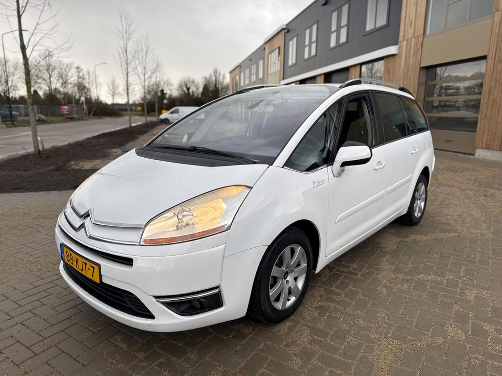 Citroen Grand C4 Picasso 1.6 VTi Business 7p. (bj 2009) NAVI, Auto's, Voorwielaandrijving, Stof, Gebruikt, Zwart
