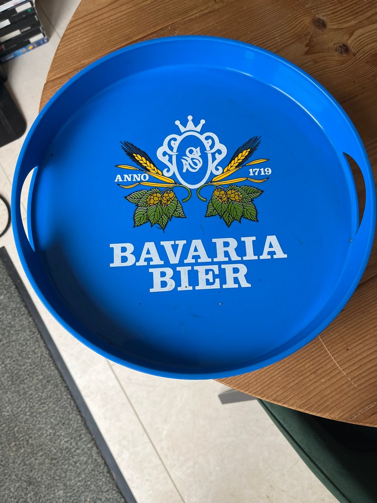 2x Bavaria Bier dienblad - Kunststof - Gebruikt, Ophalen of Verzenden