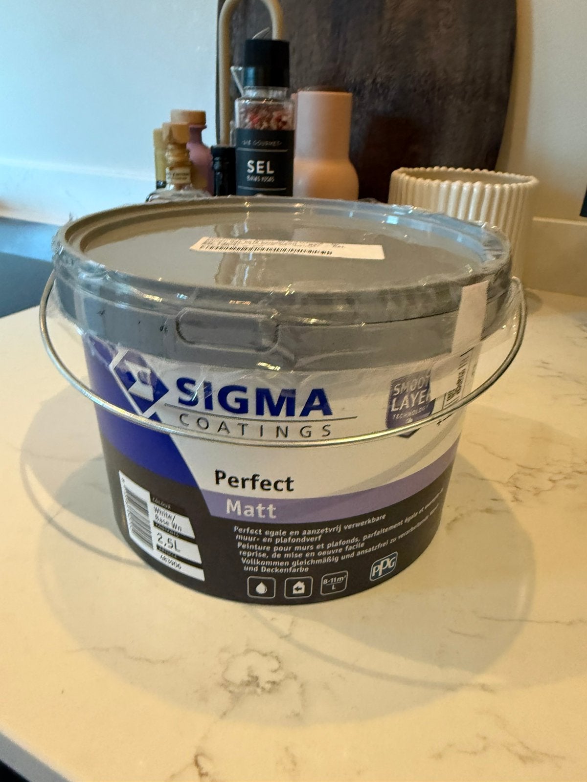 Sigma Perfect Matt - RAL9016 muurverf, Ophalen, Nieuw, Overige typen