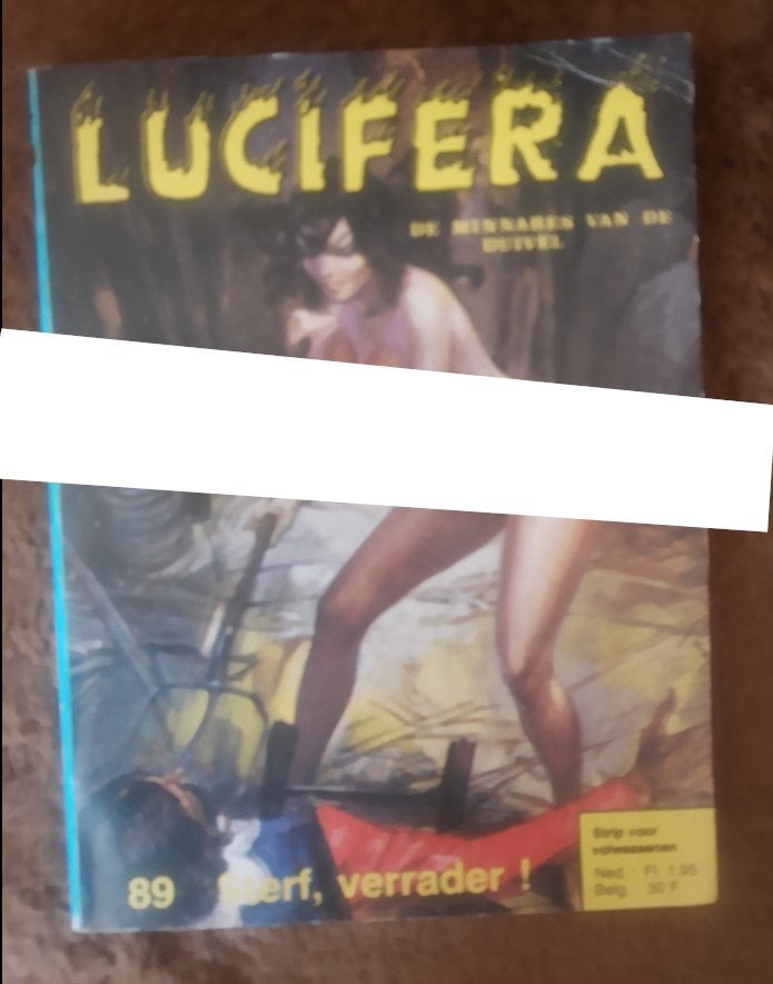 LUCIFERA - Minnares van de Duivel / 1e druk 1979, Eén stripboek, Ophalen of Verzenden, Gelezen