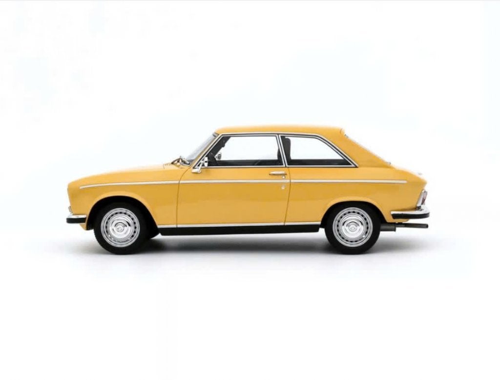Peugeot 304 S Coupe Geel 1972 schaal 1/18 OTTO ref. OT1113, Ophalen of Verzenden, Nieuw, Auto, OttOMobile