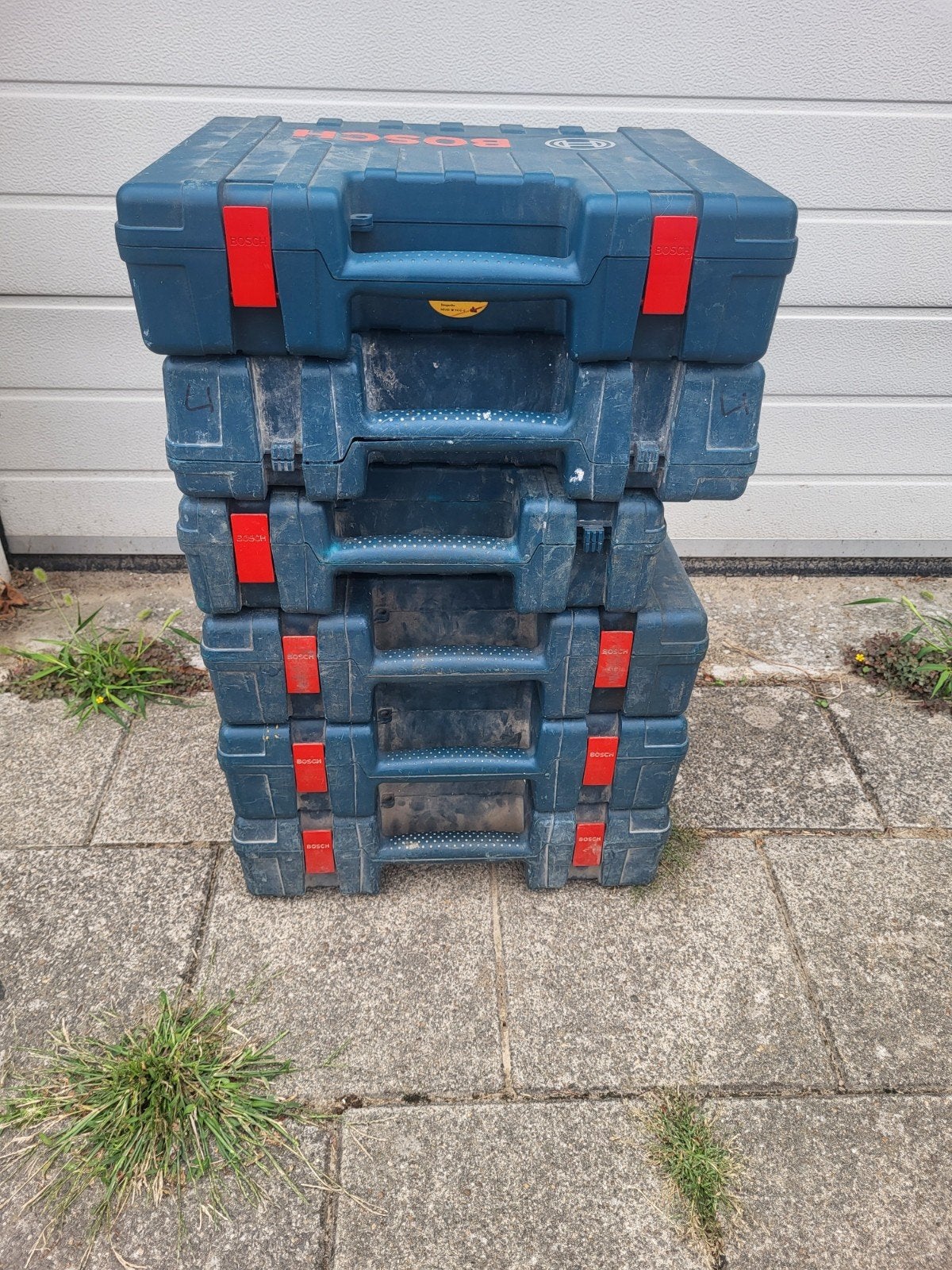 Lege Bosch Professional gereedschapskoffers (7 stuks), Ophalen of Verzenden, Gebruikt