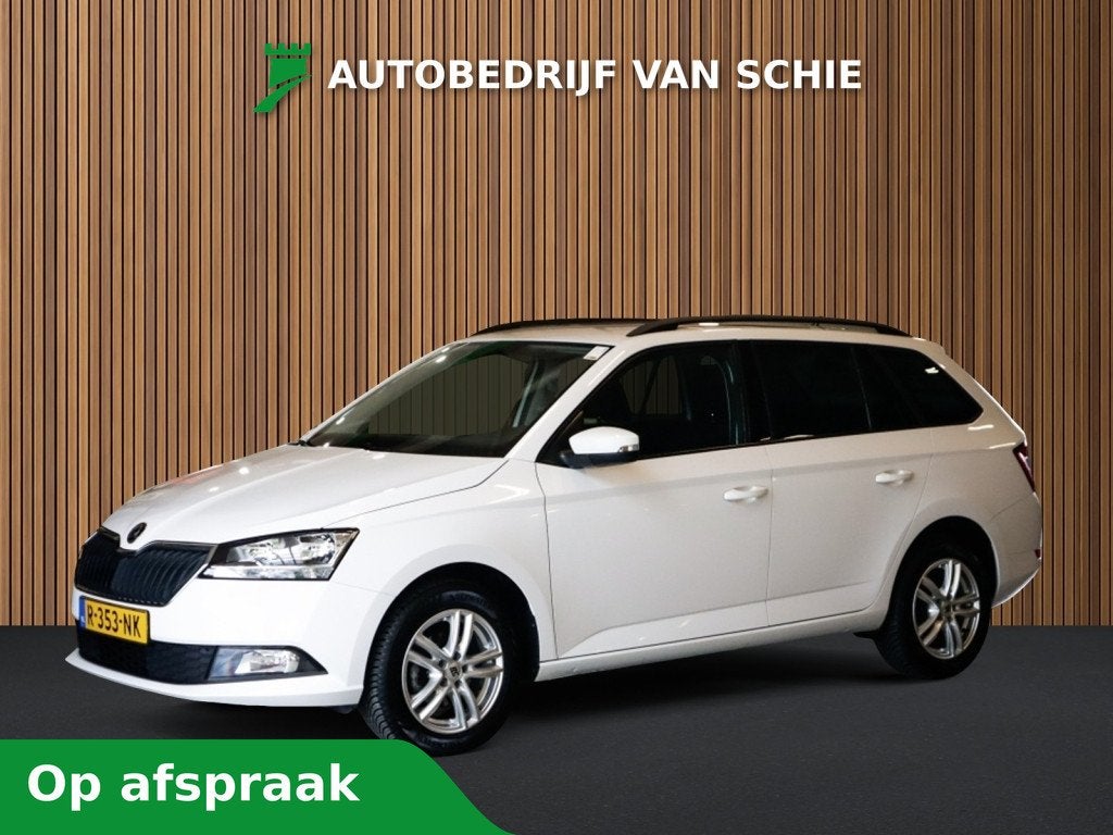 Skoda Fabia Combi 1.0 TSI Ambition 1e-Eig. & Keurig-Onderh B, Auto's, Keurmerk '100% Onderhouden', 12 maanden, Stof, Gebruikt