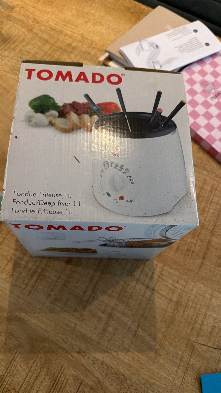 Tomado Fondue/Friteuse 1L - nieuw, Minder dan 1 liter, Ophalen of Verzenden, Gebruikt