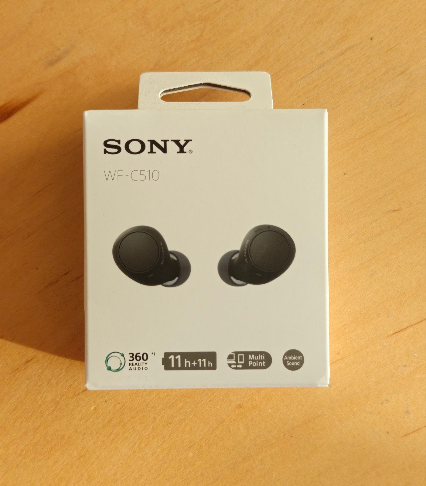 Sony earbuds WF C510 Gloednieuw, Zwart, Bluetooth, Nieuw, Ophalen of Verzenden
