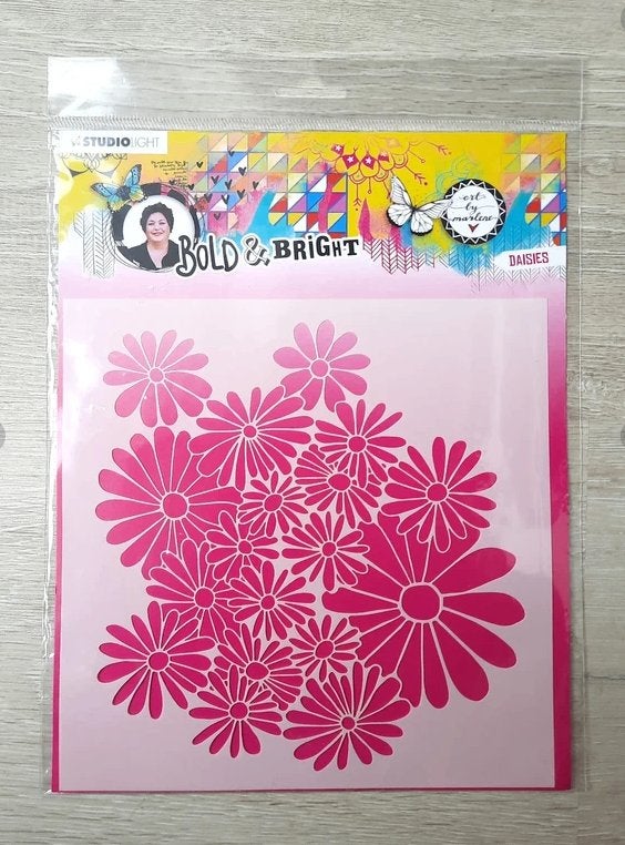 Mask Stencil - Bold & bright Daisies nr. 64, Ophalen of Verzenden, Nieuw, Overige typen