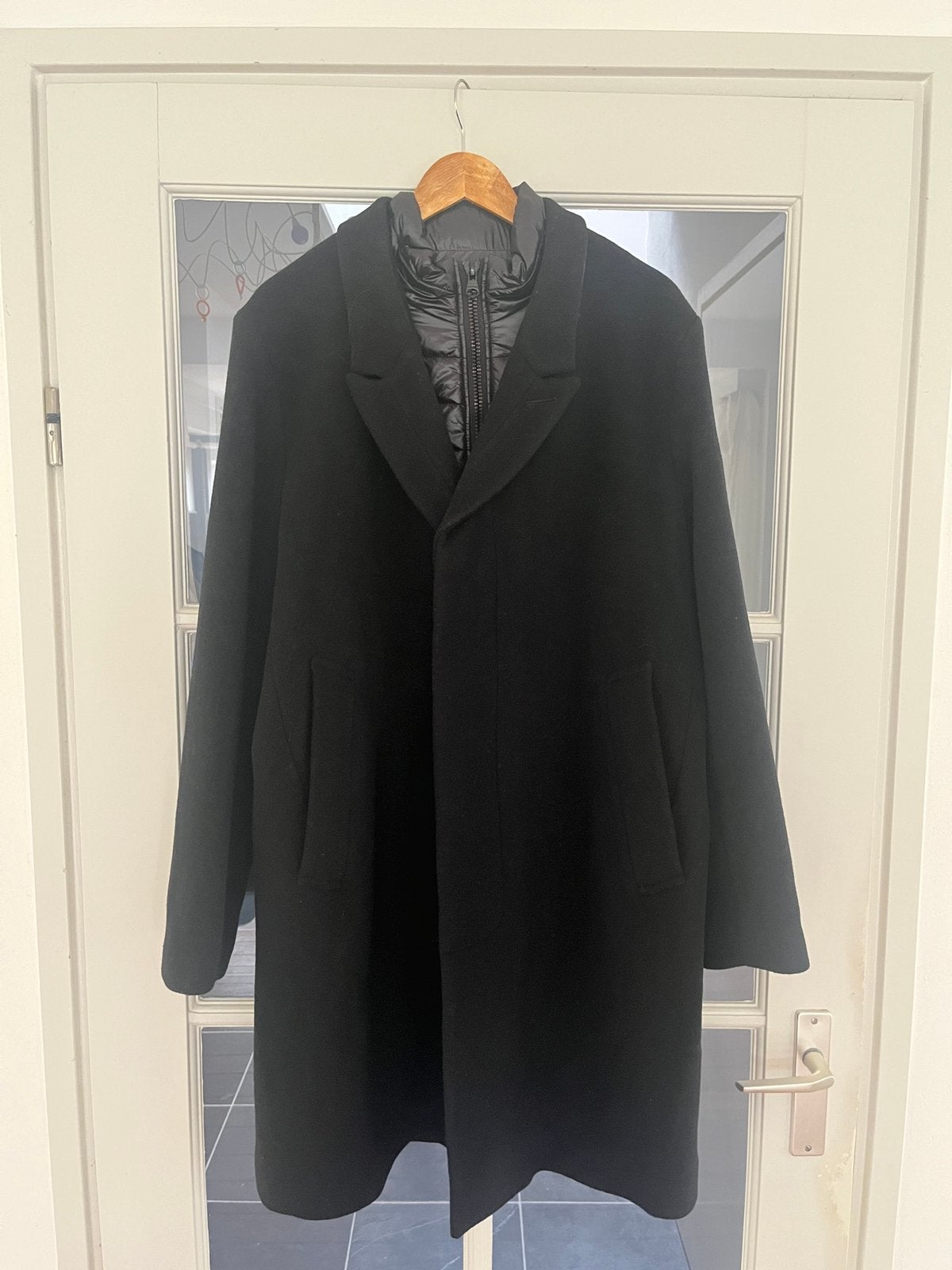 Wollen Gaastra jas heren mt XL z.g.a.n., Ophalen of Verzenden, Zo goed als nieuw, Maat 56/58 (XL), Zwart