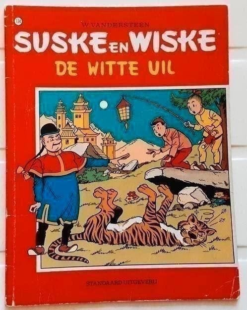 Suske en Wiske 134 De witte uil - Willy Vandersteen 1976, Eén stripboek, Ophalen of Verzenden, Gelezen