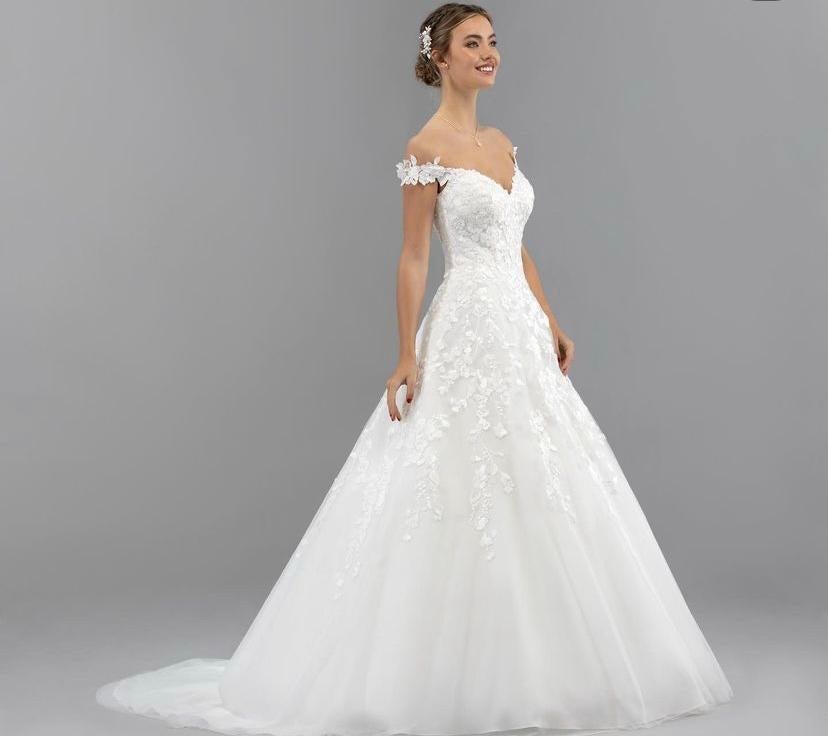 Romantische Sissi trouwjurk! Direct leverbaar, Kleding | Dames, Trouwkleding en Trouwaccessoires, Ophalen, Nieuw, Blauw, Trouwjurk