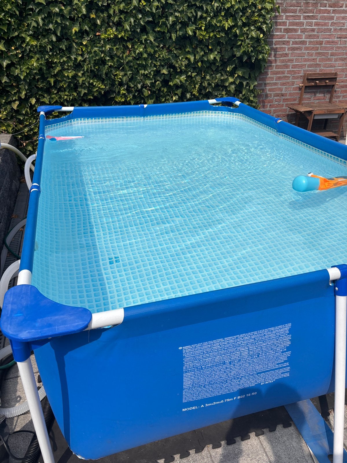 Intex zwembad 3x2m, Ophalen, Gebruikt, Minder dan 80 cm, Minder dan 200 cm
