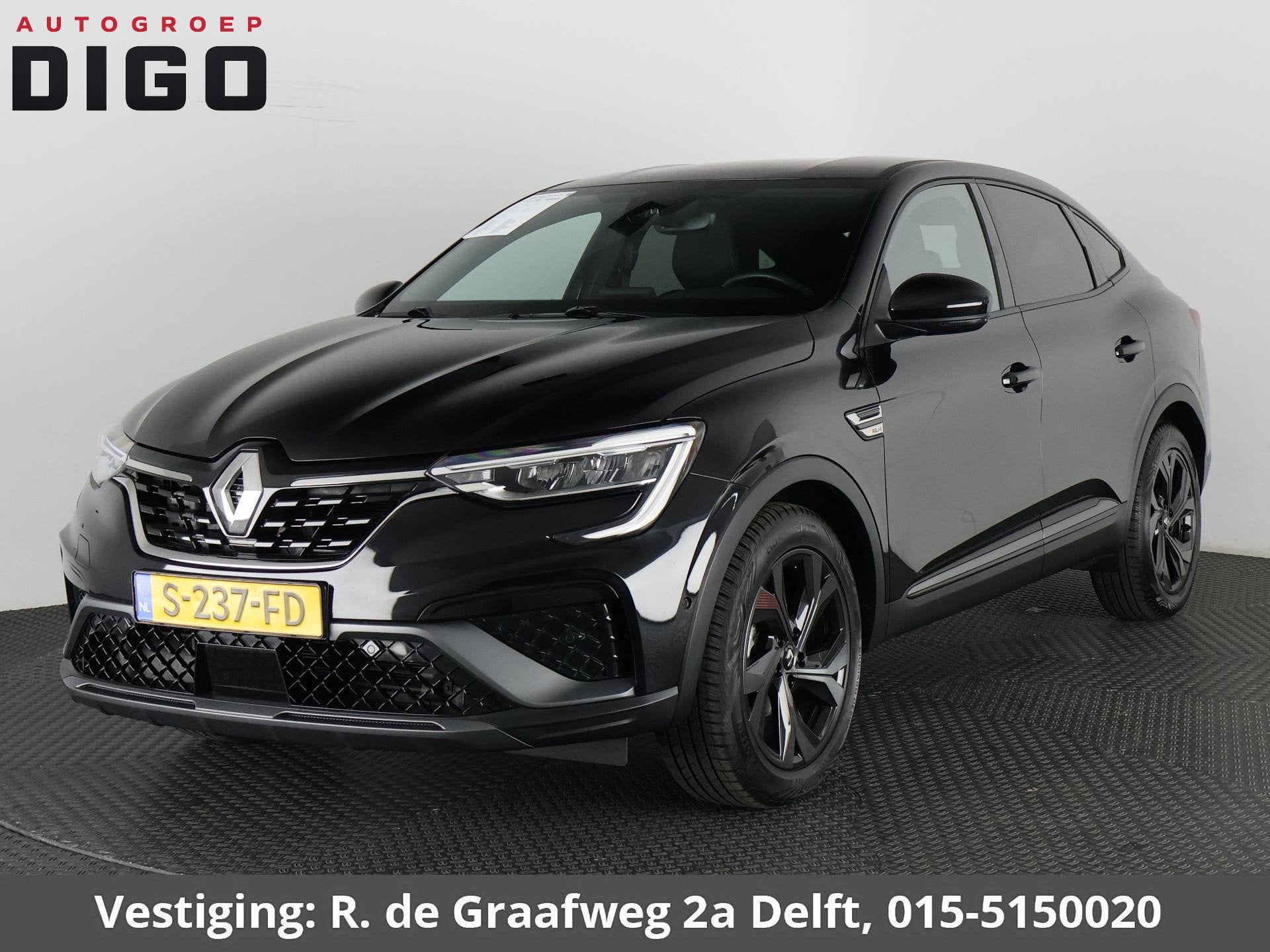 Renault Arkana 1.3 Mild Hybrid 160 R.S. Line Automaat |Garan, Auto's, Gebruikt, 4 cilinders, Zwart, Bedrijf