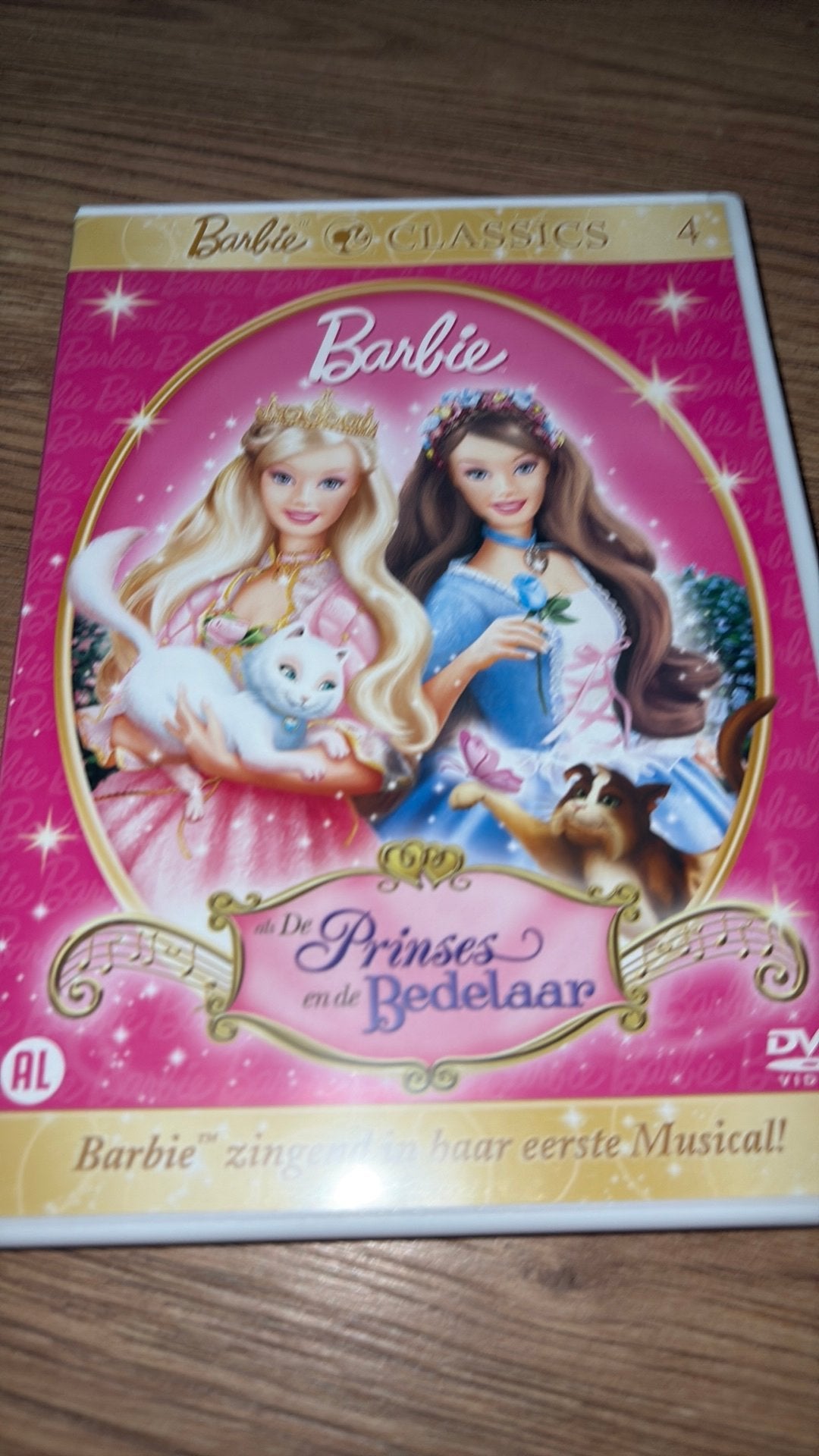 Barbie: De Prinses en de Bedelaar op dvd., Vanaf 16 jaar, Ophalen of Verzenden, Zo goed als nieuw, Amerikaans