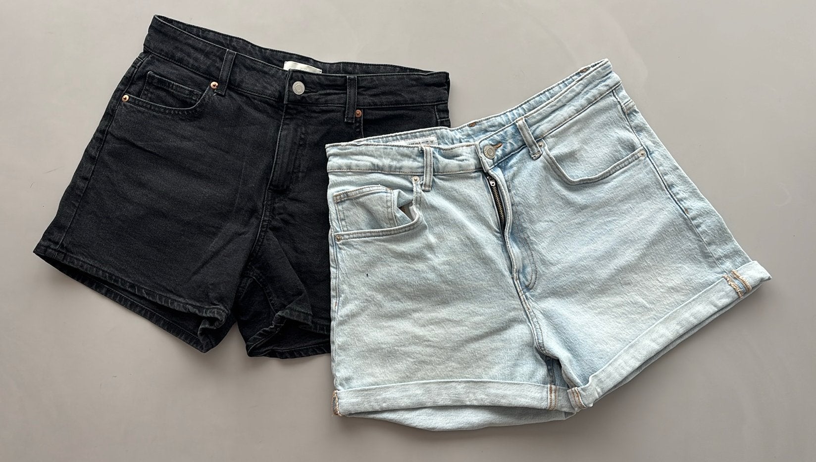 2 korte broeken (Maat 40, Zara en H&M), Ophalen of Verzenden, Zo goed als nieuw, Maat 38/40 (M)