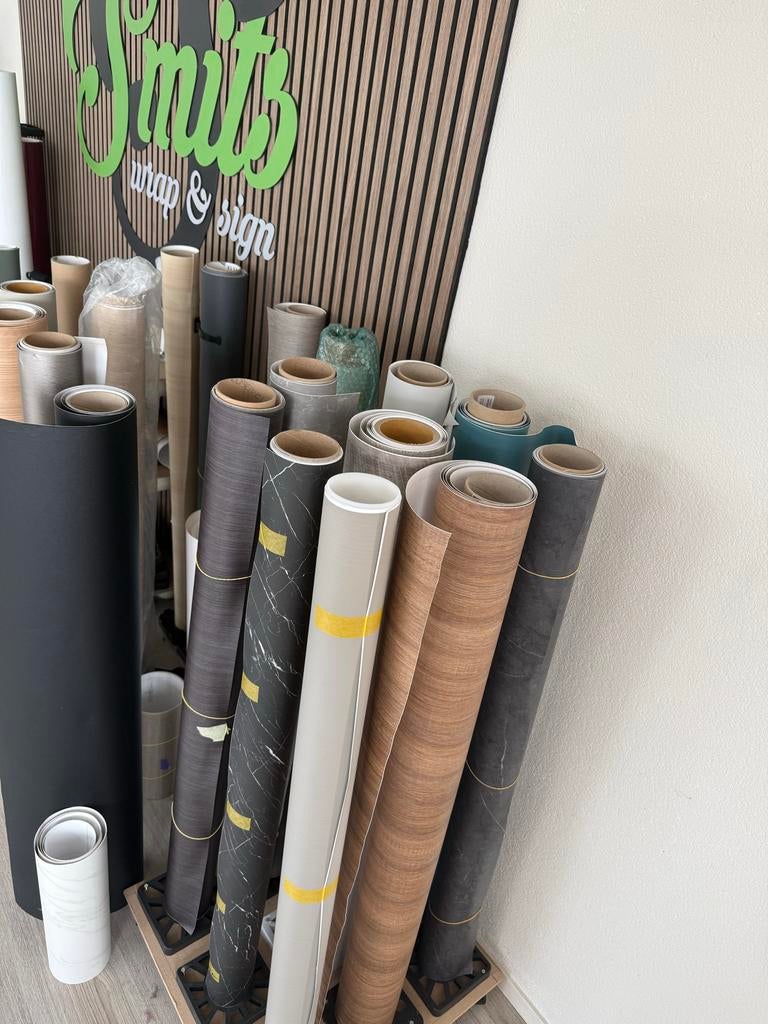 Diverse Rollen Folie - Wrap & Sign Materialen, Ophalen, Gebruikt, Overige kleuren