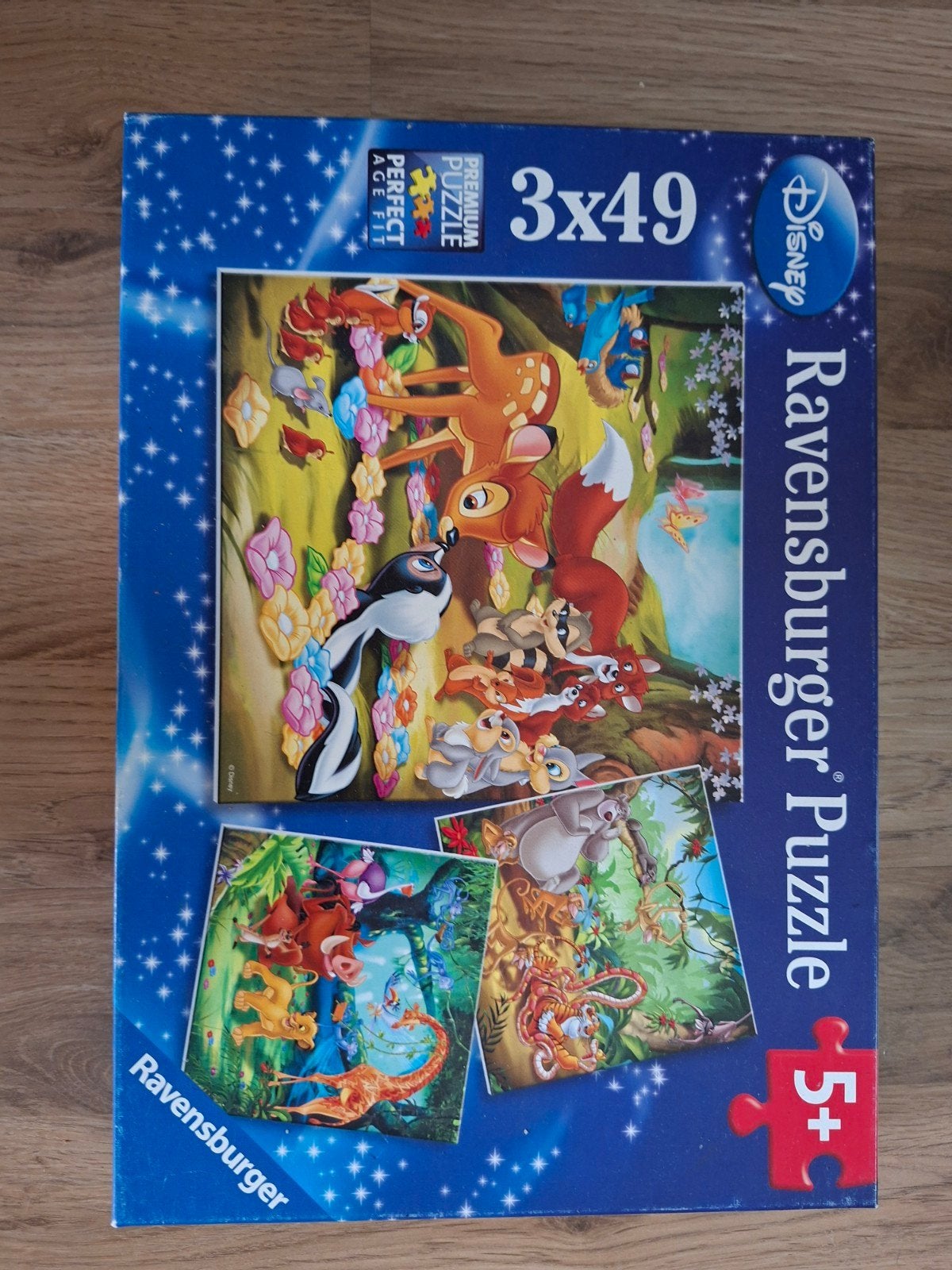 Ravensburger Disney Puzzel 3x49 stukjes - Bambi,, Hobby en Vrije tijd, Denksport en Puzzels, Ophalen, Minder dan 500 stukjes