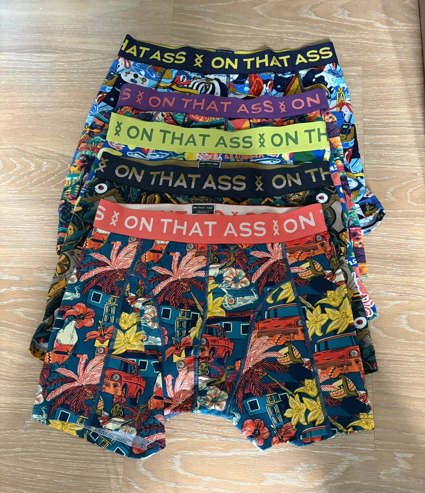 5 nieuwe onderbroeken van On That Ass, Ophalen, Overige kleuren, Boxer