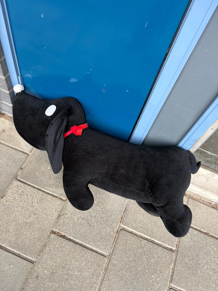 Hele grote takkie knuffel, Ophalen, Gebruikt