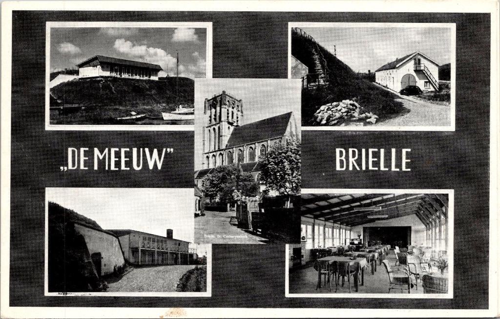 De Meeuw Brielle (1959), Verzenden, 1940 tot 1960, Gelopen, Zuid-Holland