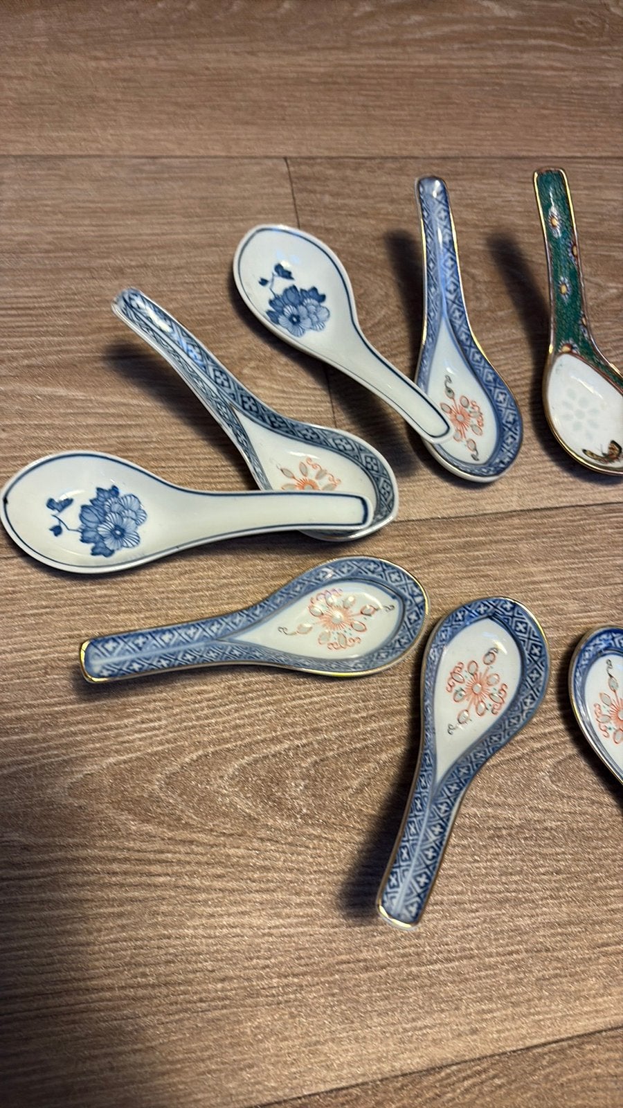 CHINESE SOEPLEPELS 12 stuks, Ophalen of Verzenden, Porselein, Overige stijlen, Overige typen