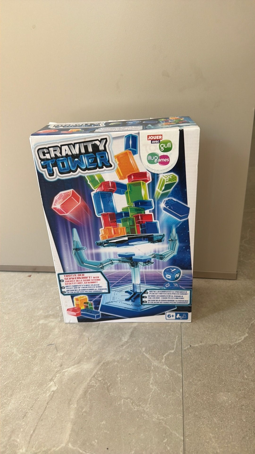Gravity tower, Ophalen, Zo goed als nieuw