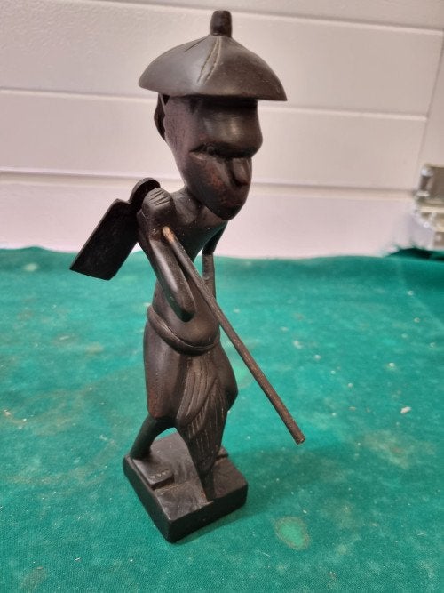 beeld boer afrikaans houtsnijwerk, Ophalen of Verzenden