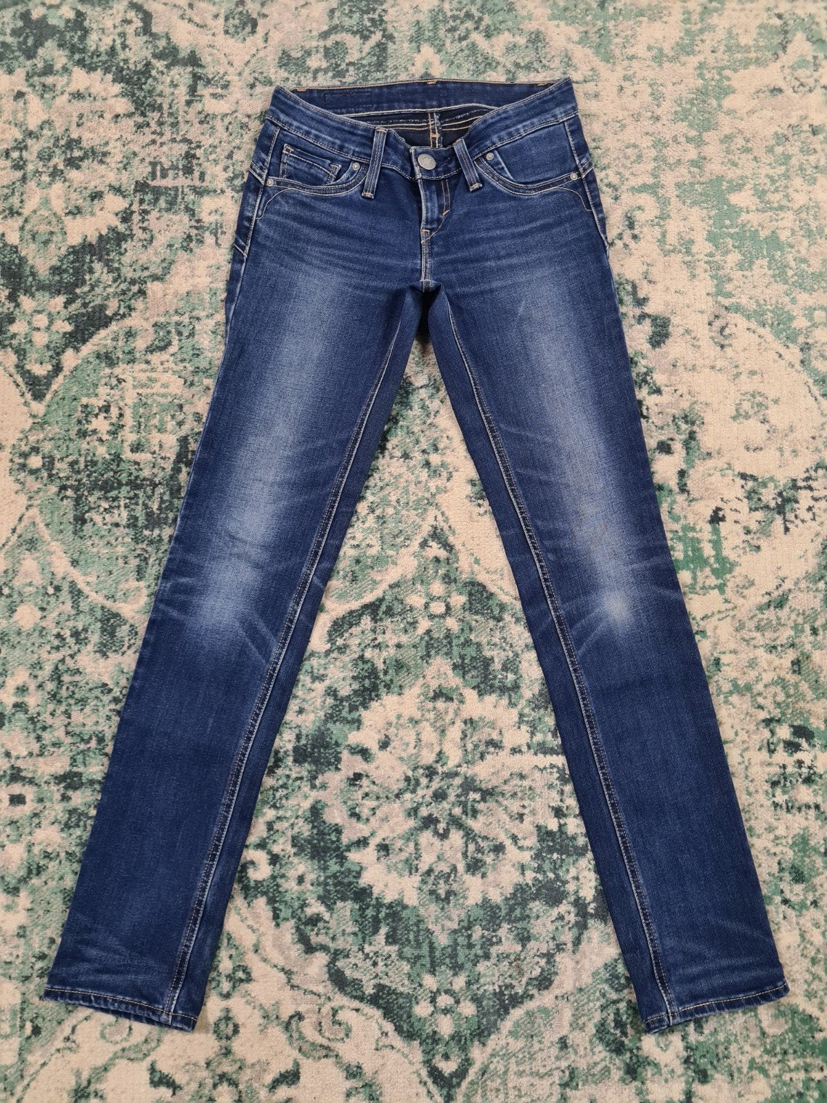 Levi's low rise skinny W24 L32 WMN Tulsi2532 Blauw, Blauw, Ophalen of Verzenden, W30 - W32 (confectie 38/40), G-STAR RAW