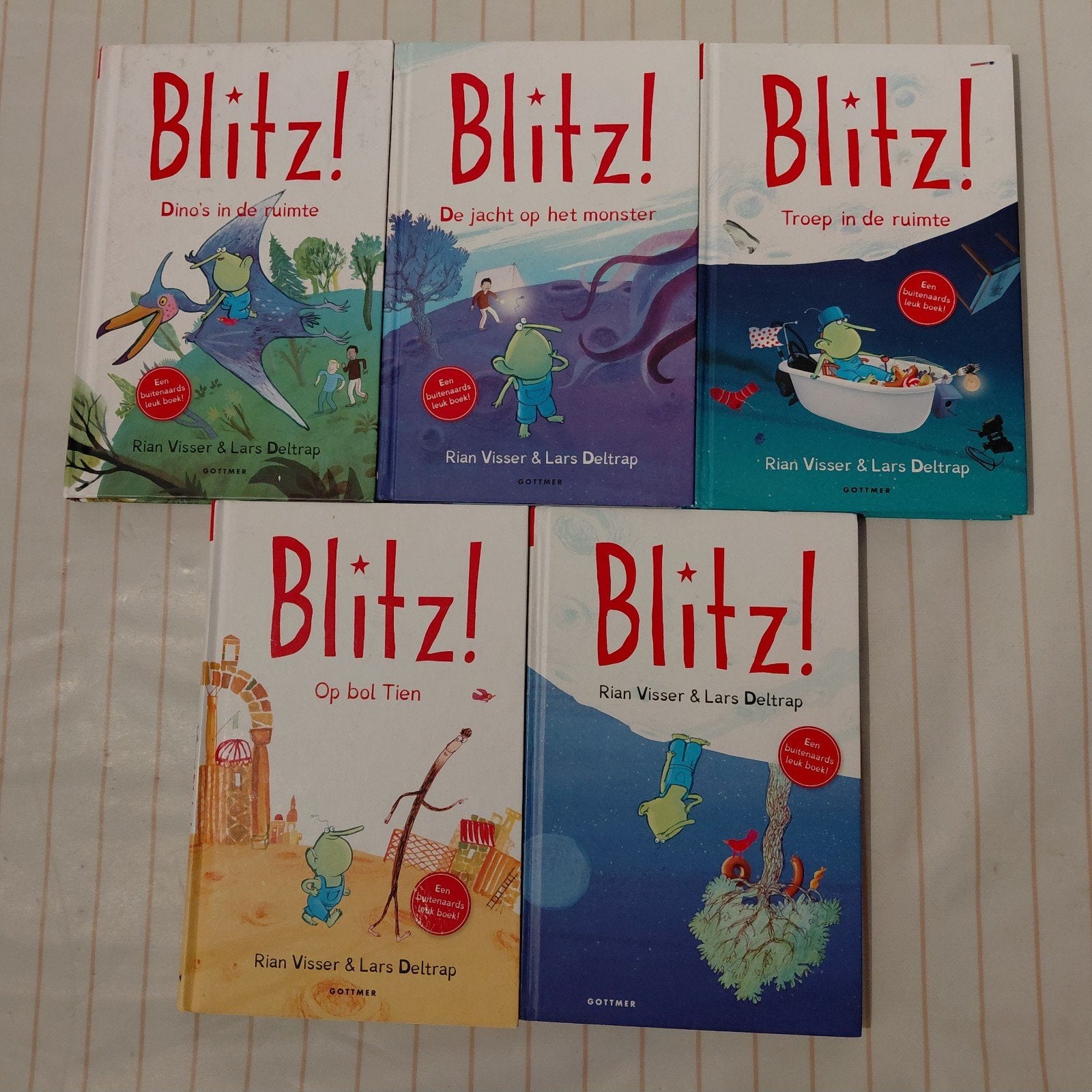 Blitz! Boekenreeks - 5 delen voor beginnende lezers, Ophalen of Verzenden, Zo goed als nieuw, Fictie algemeen